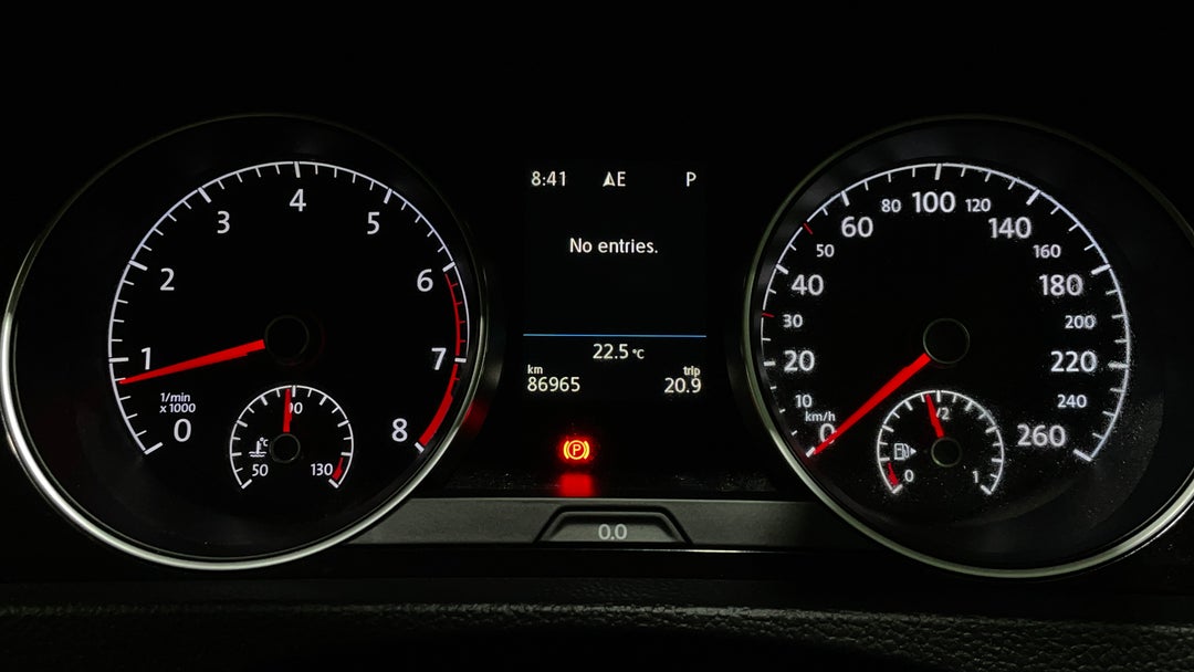 2017 Volkswagen Golf 110 Tsi Highline, Automatic, 86965 km, Odometer View