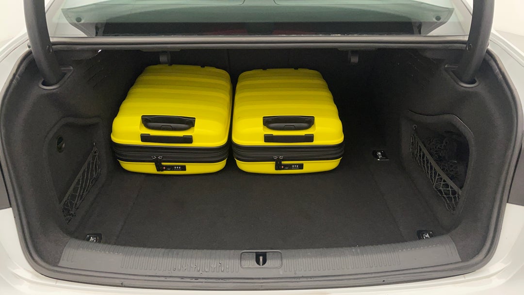 Boot Inside View with Luggage