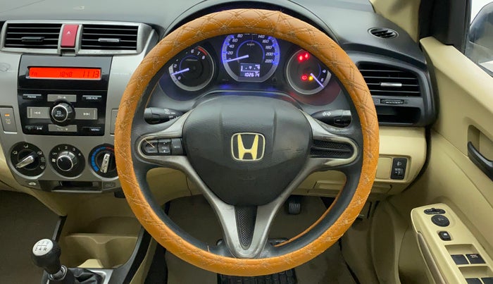 2012 Honda City 1.5L I-VTEC S MT, Petrol, Manual, 1,02,854 km, Steering Wheel Close Up