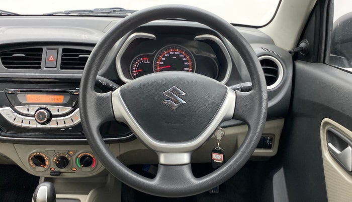 2017 Maruti Alto K10 VXI (O) AMT, Petrol, Automatic, 3,631 km, Steering Wheel Close Up