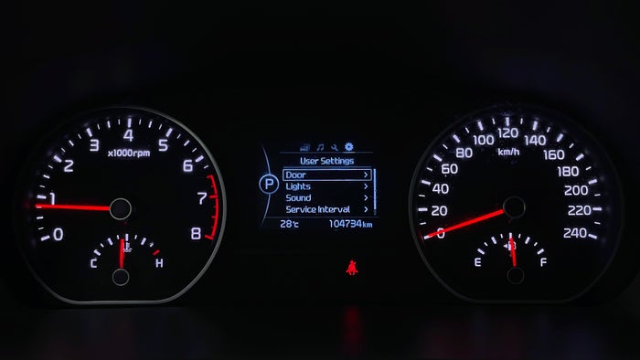 KIA MOHAVE-Odometer View