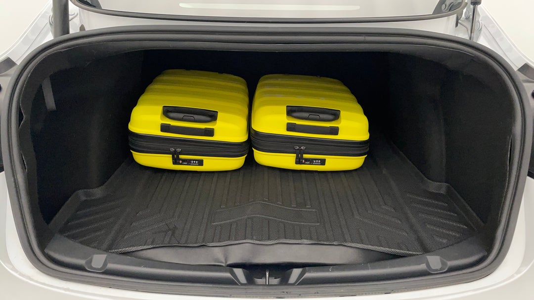 Boot Inside View with Luggage