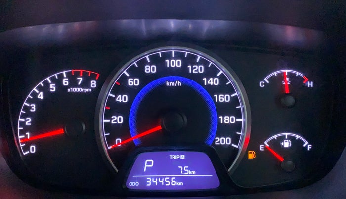 2016 Hyundai Grand i10 ASTA 1.2 AT VTVT, Petrol, Automatic, 34,515 km, Odometer Image