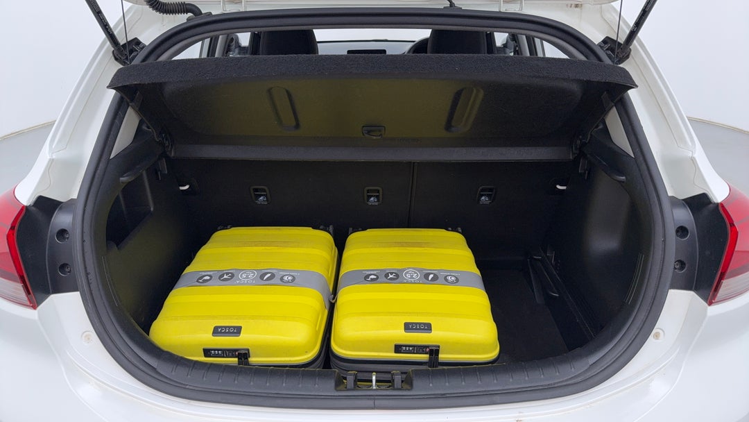 Boot Inside View with Luggage