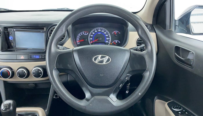 2015 Hyundai Grand i10 MAGNA 1.2 VTVT, Petrol, Manual, 28,553 km, Steering Wheel Close Up