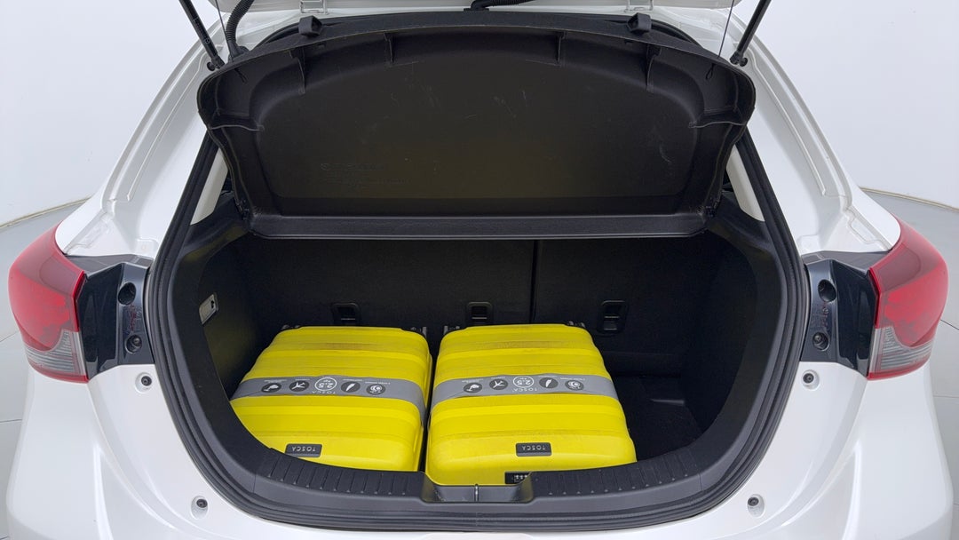 Boot Inside View with Luggage
