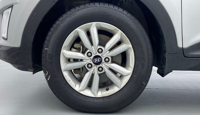 2017 Hyundai Creta 1.6 SX PLUS PETROL, Petrol, Manual, 26,957 km, Left Front Wheel