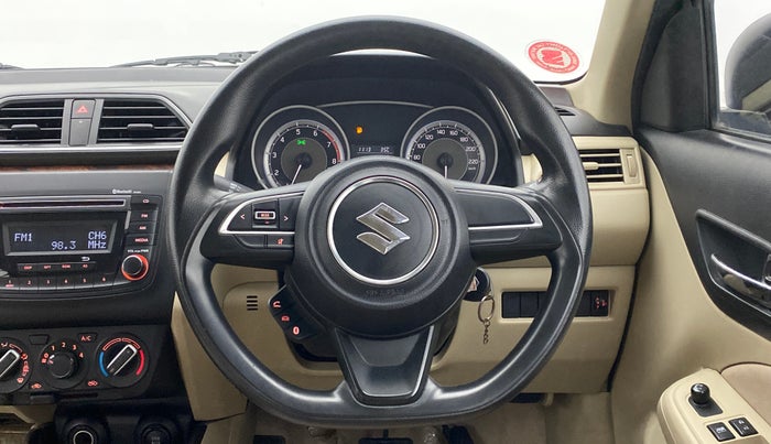2017 Maruti Dzire VXI AMT, Petrol, Automatic, 46,434 km, Steering Wheel Close Up