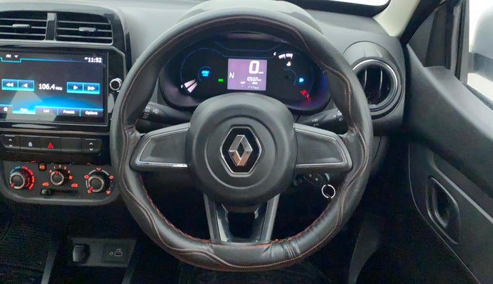 2022 Renault Kwid RXT 1.0 AMT, Petrol, Automatic, 10,502 km, Steering Wheel Close Up