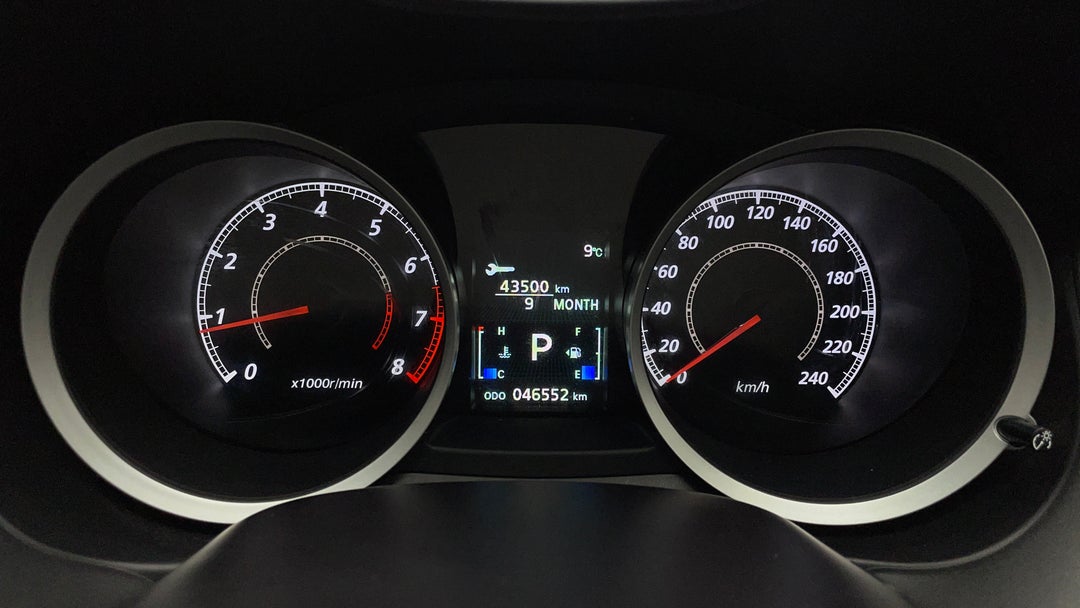 2017 Mitsubishi Lancer Black Edition (es), Automatic, 46552 km, Odometer View