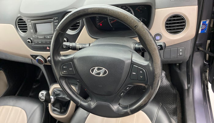2014 Hyundai Grand i10 ASTA 1.2 KAPPA VTVT, Petrol, Manual, 47,357 km, Steering wheel - Steering cover is minor torn