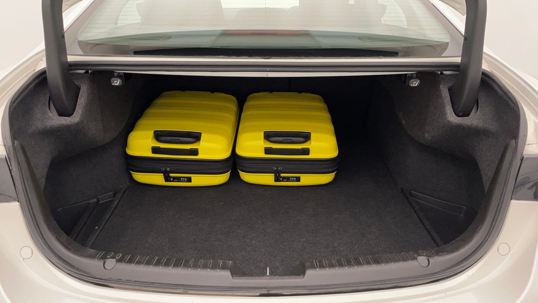 Boot Inside View with Luggage