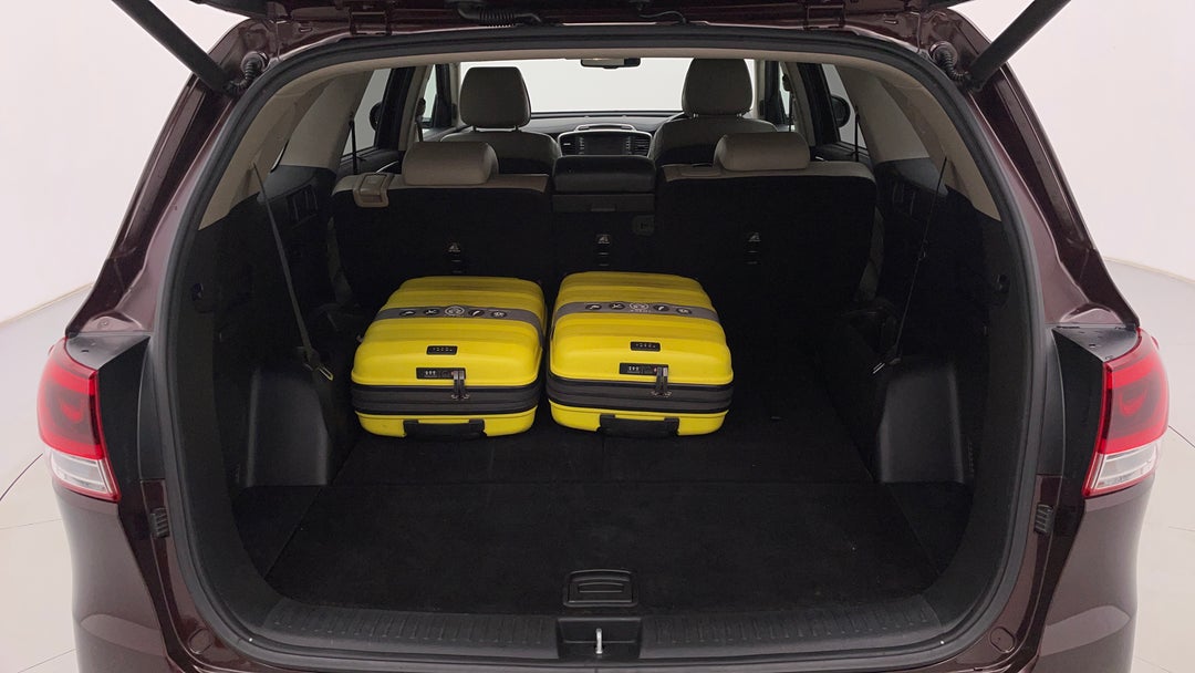 Boot Inside View with Luggage