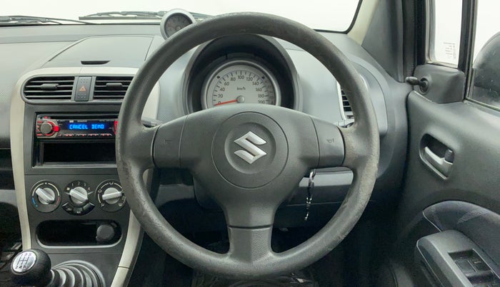 2012 Maruti Ritz VXI, Petrol, Manual, 91,550 km, Steering Wheel Close Up