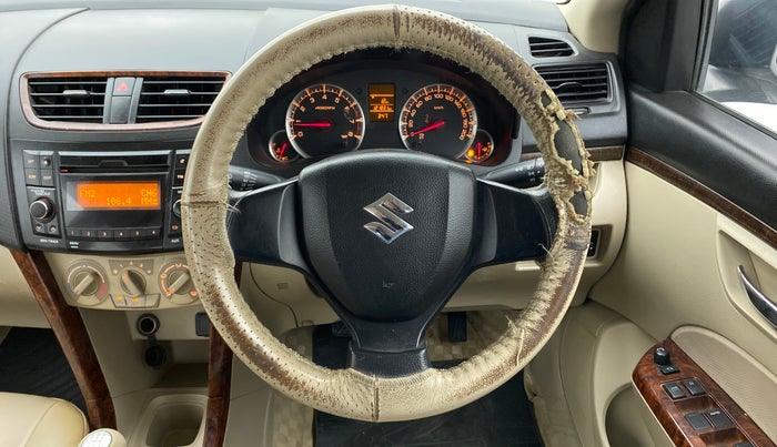 2016 Maruti Swift Dzire VXI, Petrol, Manual, 1,22,231 km, Steering Wheel Close Up