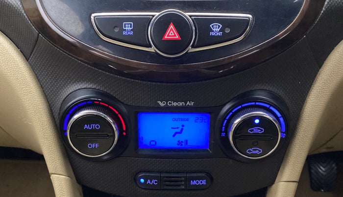 2014 Hyundai Verna FLUIDIC 1.6 SX CRDI OPT, Diesel, Manual, 93,787 km, Automatic Climate Control