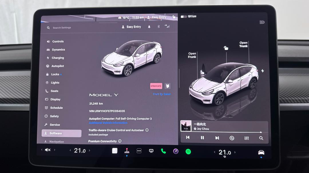 2023 Tesla Model Y Rear-wheel Drive, Automatic, 21248 km, Odometer View