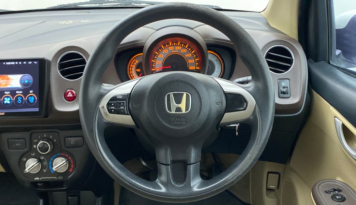 2012 Honda Brio 1.2 V MT I VTEC, Petrol, Manual, 82,265 km, Steering Wheel Close Up