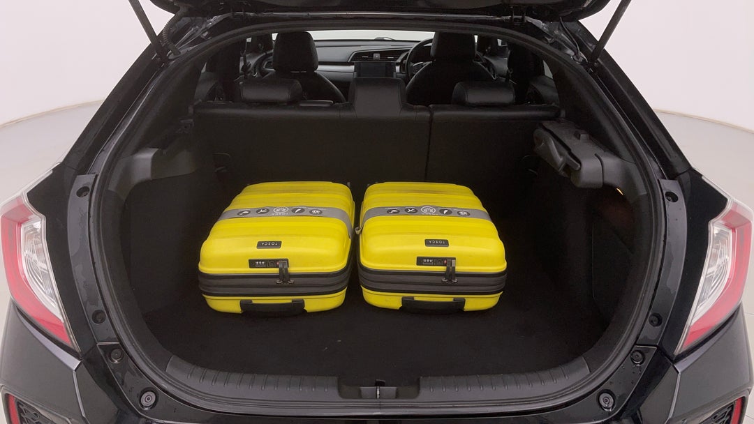 Boot Inside View with Luggage