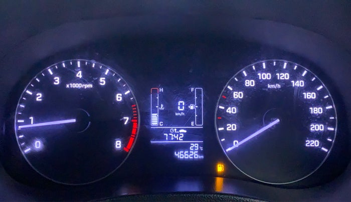 2016 Hyundai Creta 1.6 E + VTVT, Petrol, Manual, 46,717 km, Odometer Image