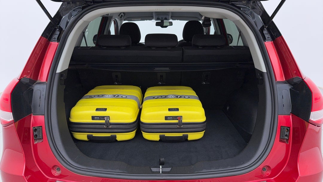 Boot Inside View with Luggage