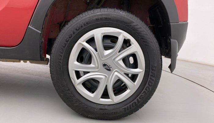 2017 Mahindra Kuv100 K4 5 STR, Petrol, Manual, 8,243 km, Left Rear Wheel