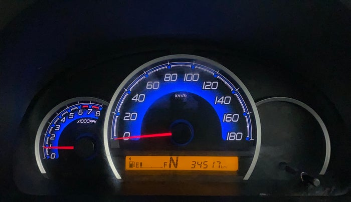 2017 Maruti Wagon R 1.0 VXI AMT, Petrol, Automatic, 34,583 km, Odometer Image