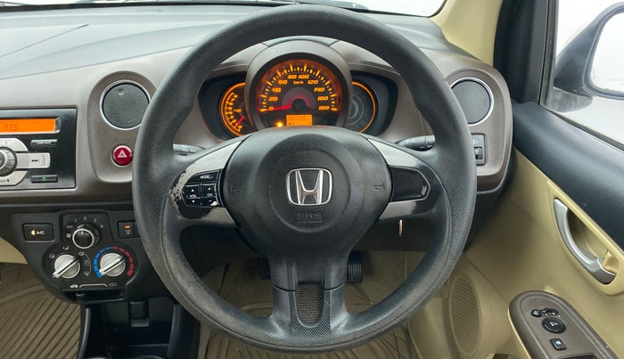 2013 Honda Amaze 1.2 VXMT I VTEC, Petrol, Manual, 82,083 km, Steering Wheel Close Up