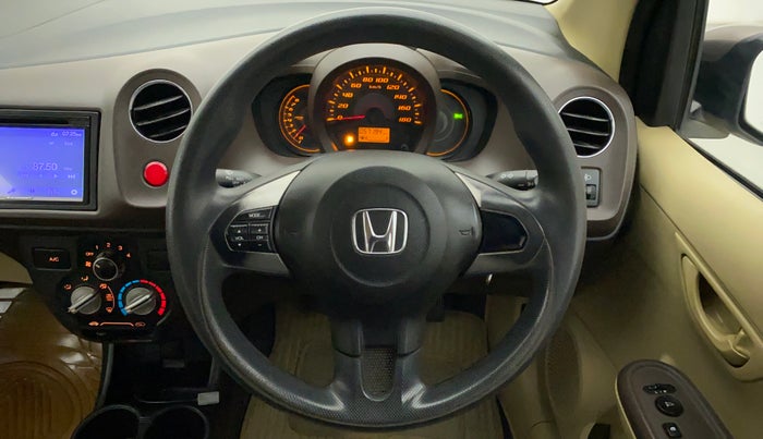 2014 Honda Amaze 1.2L I-VTEC S, Petrol, Manual, 57,490 km, Steering Wheel Close Up
