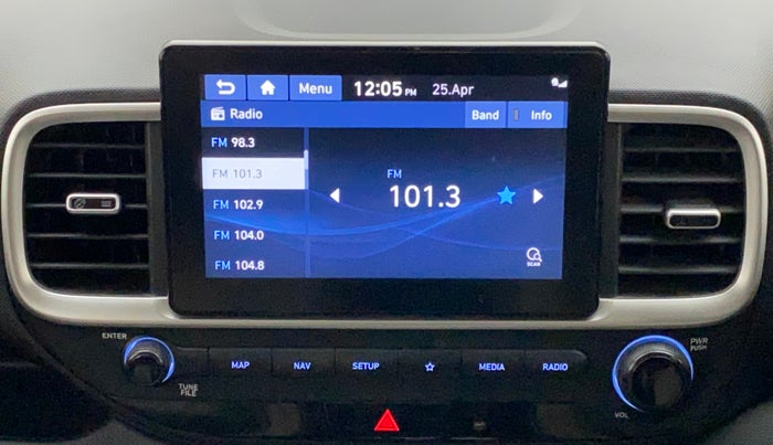 2019 Hyundai VENUE SX PLUS 1.0 TURBO DCT, Petrol, Automatic, 34,669 km, Infotainment System