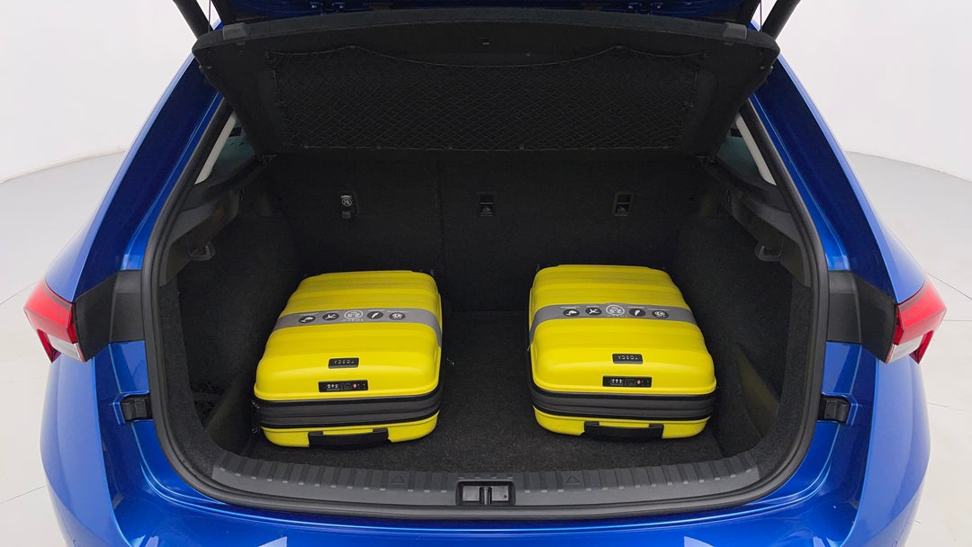 Boot Inside View with Luggage