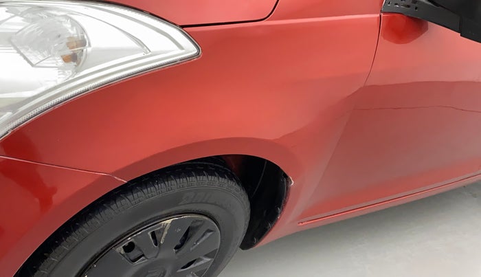 2012 Maruti Swift VDI, Diesel, Manual, 93,099 km, Left fender - Paint has minor damage