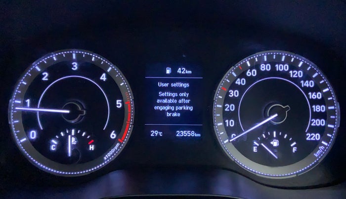 2019 Hyundai VENUE SX(O) CRDi, Diesel, Manual, 23,558 km, Odometer View