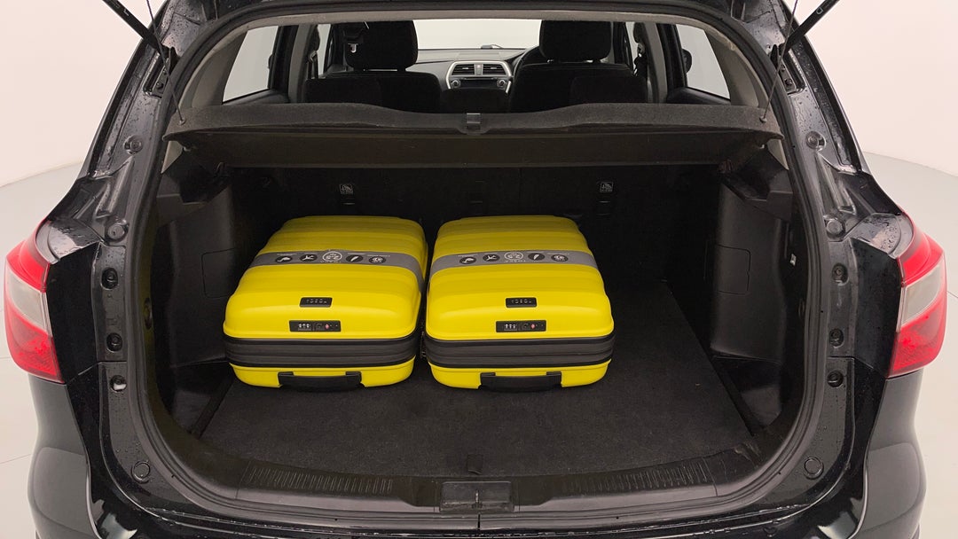 Boot Inside View with Luggage