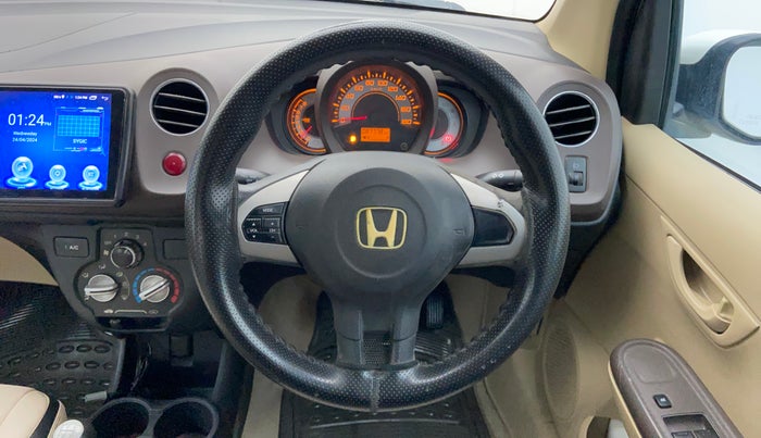 2012 Honda Brio S MT, Petrol, Manual, 87,778 km, Steering Wheel Close Up