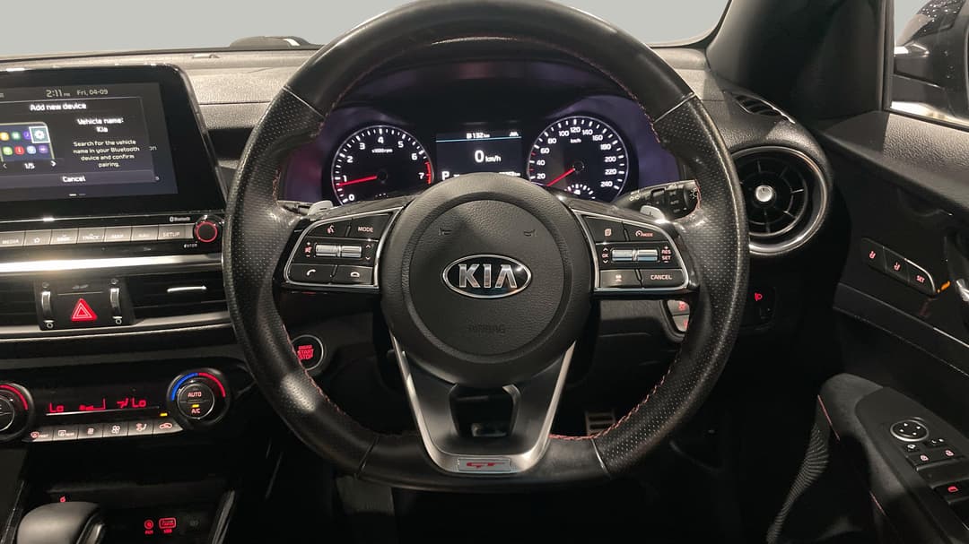 2019 Kia Cerato Gt Safety Pack, Automatic, 83263 km, Steering Wheel Close-up