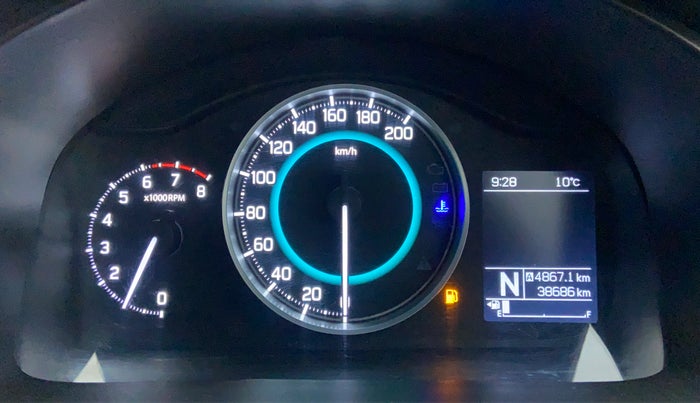 2018 Maruti IGNIS DELTA 1.2 K12 AMT, Petrol, Automatic, 38,658 km, Odometer Image
