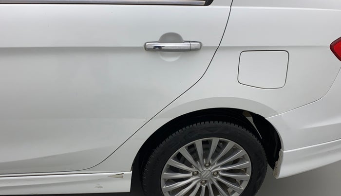 2016 Maruti Ciaz ZXI+ RS, Petrol, Manual, 40,789 km, Left quarter panel - Minor scratches