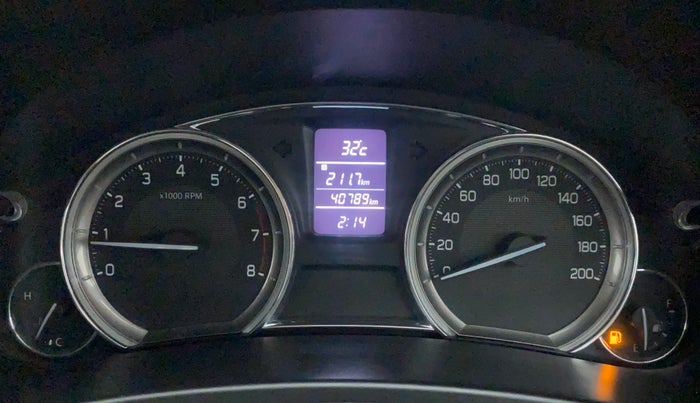 2016 Maruti Ciaz ZXI+ RS, Petrol, Manual, 40,789 km, Odometer Image
