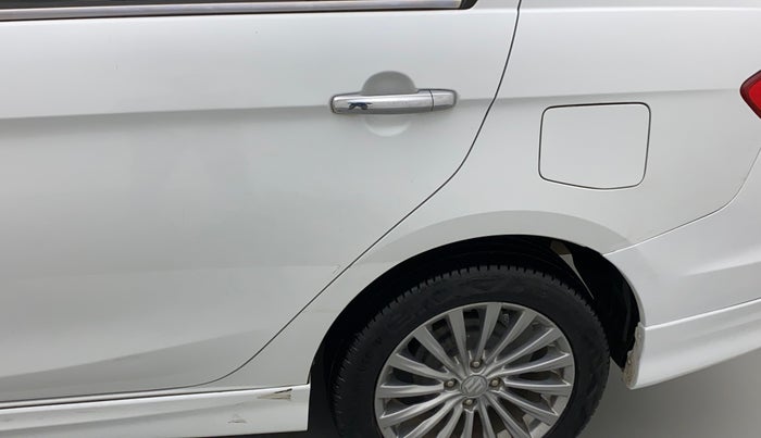 2016 Maruti Ciaz ZXI+ RS, Petrol, Manual, 40,789 km, Left quarter panel - Slightly dented