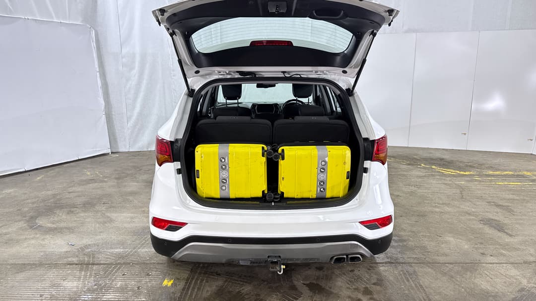 Boot Inside View with Luggage