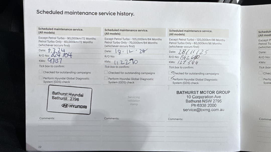 Service History