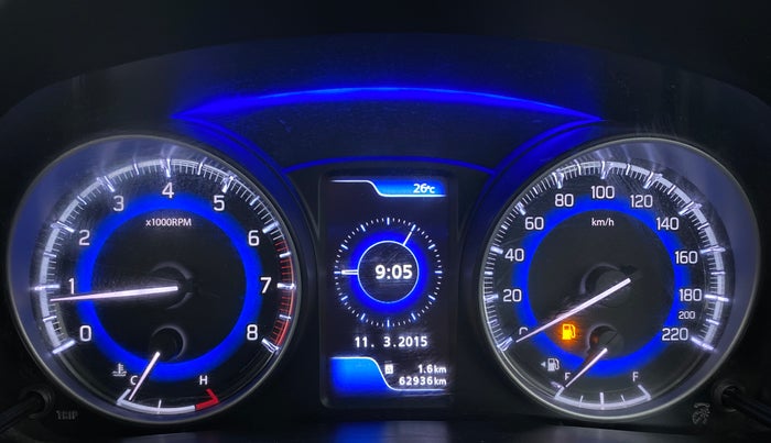 2019 Maruti Baleno ZETA PETROL 1.2, Petrol, Manual, 62,936 km, Odometer Image