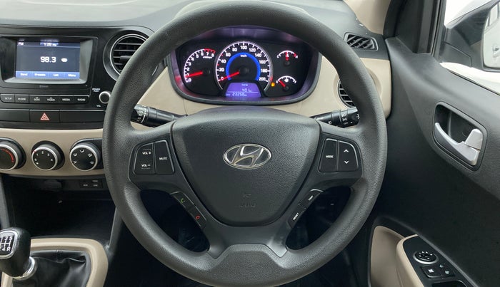 2017 Hyundai Grand i10 SPORTZ 1.2 KAPPA VTVT, Petrol, Manual, 23,290 km, Steering Wheel Close Up