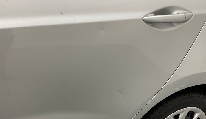 2017 Hyundai Grand i10 SPORTZ 1.2 KAPPA VTVT, Petrol, Manual, 23,290 km, Rear left door - Minor scratches