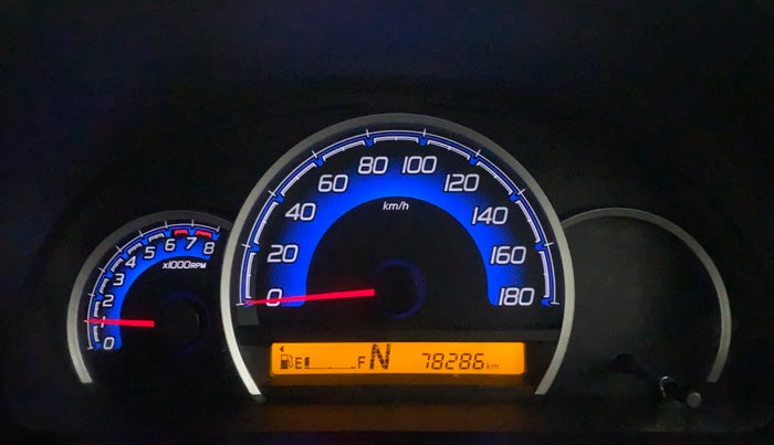 2017 Maruti Wagon R 1.0 VXI AMT, Petrol, Automatic, 78,285 km, Odometer Image