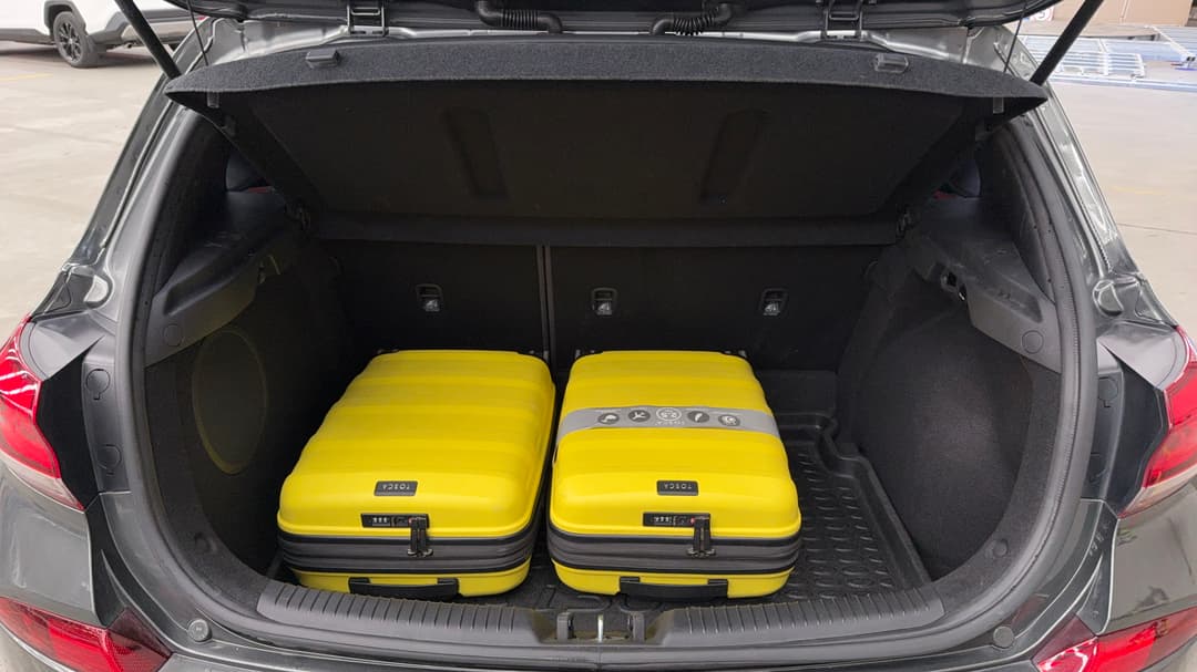 2021 Hyundai i30 N Line Premium, Automatic, 42863 km, Boot Inside View with Luggage