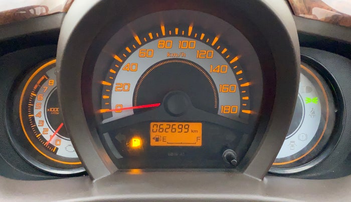2012 Honda Brio S MT, Petrol, Manual, 62,699 km, Odometer Image