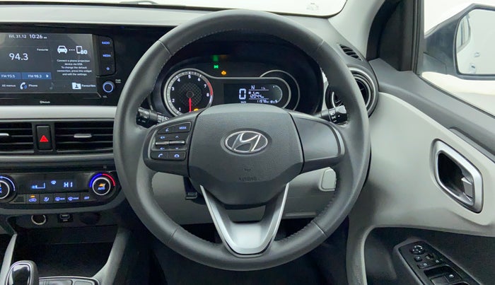 2020 Hyundai GRAND I10 NIOS ASTA PETROL AMT, Petrol, Automatic, 11,966 km, Steering Wheel Close Up