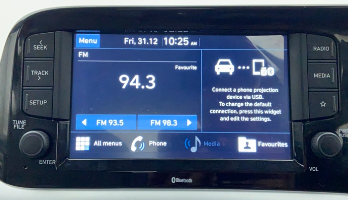 2020 Hyundai GRAND I10 NIOS ASTA PETROL AMT, Petrol, Automatic, 11,966 km, Infotainment System